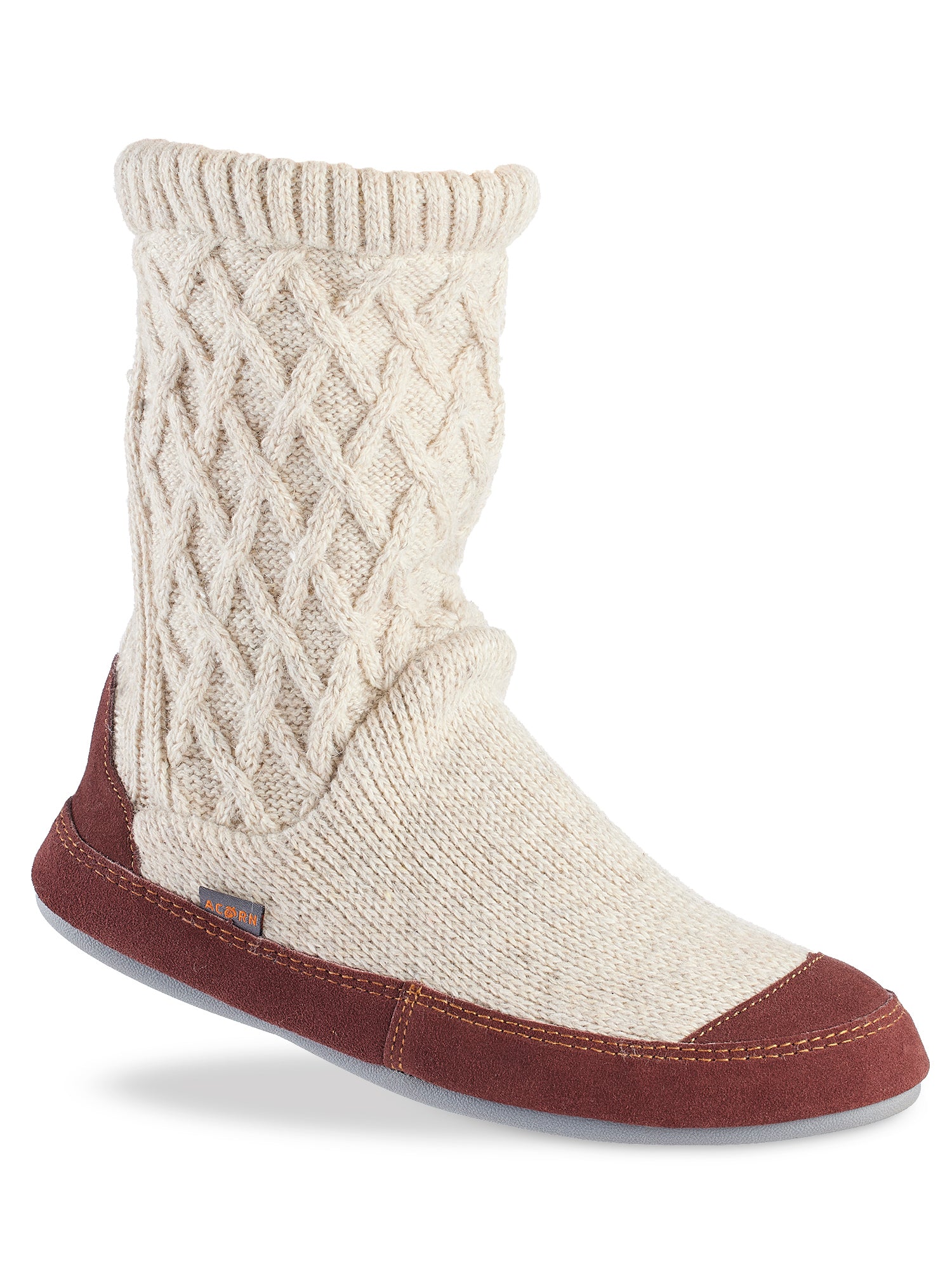 Men's Slouch Boot Slippers with Indoor/Outdoor Sole - Cozy House Shoes for Winter, Home, Office & Outdoor Wear