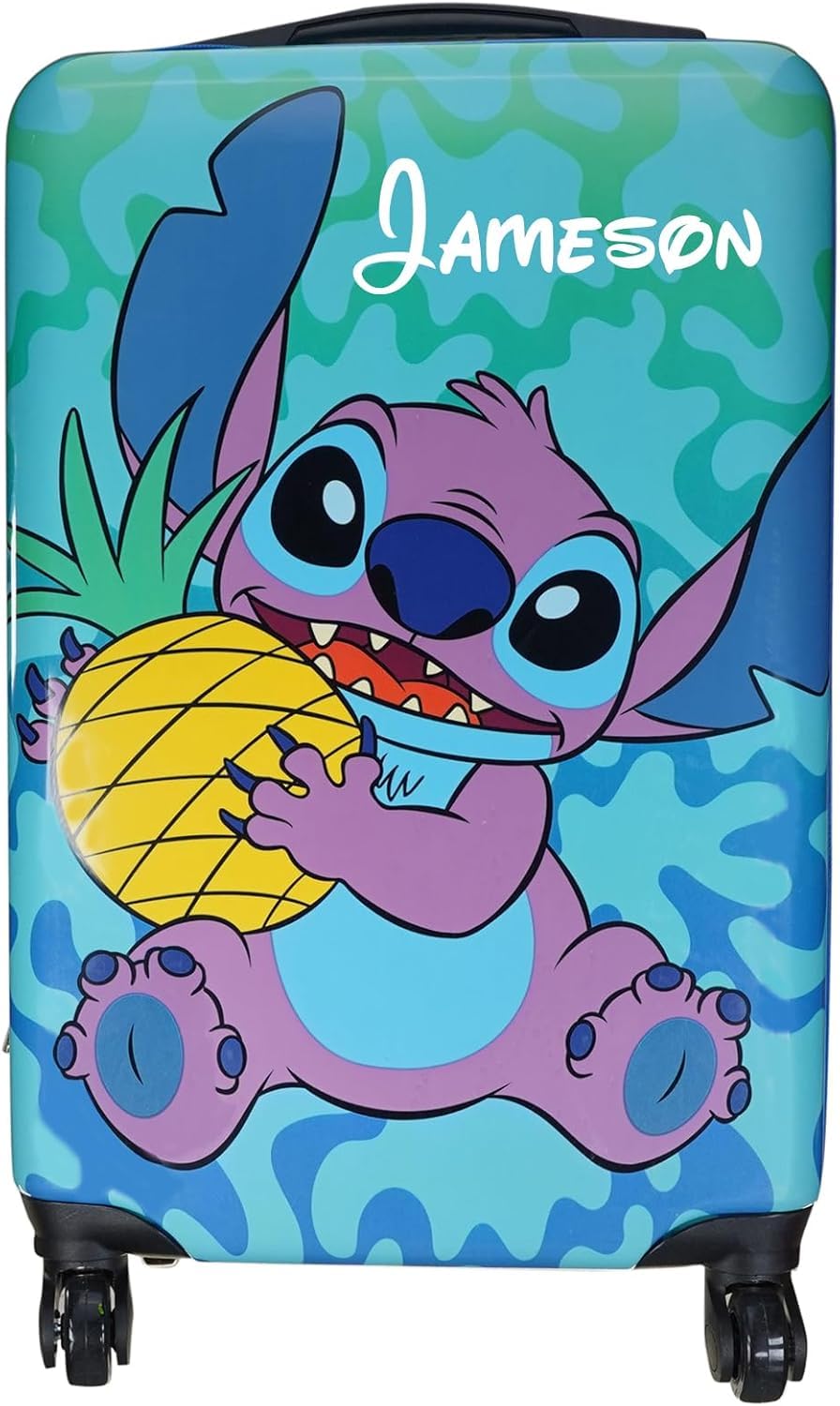 **Disney Stitch Personalized Hardshell Carry-On Luggage - 20