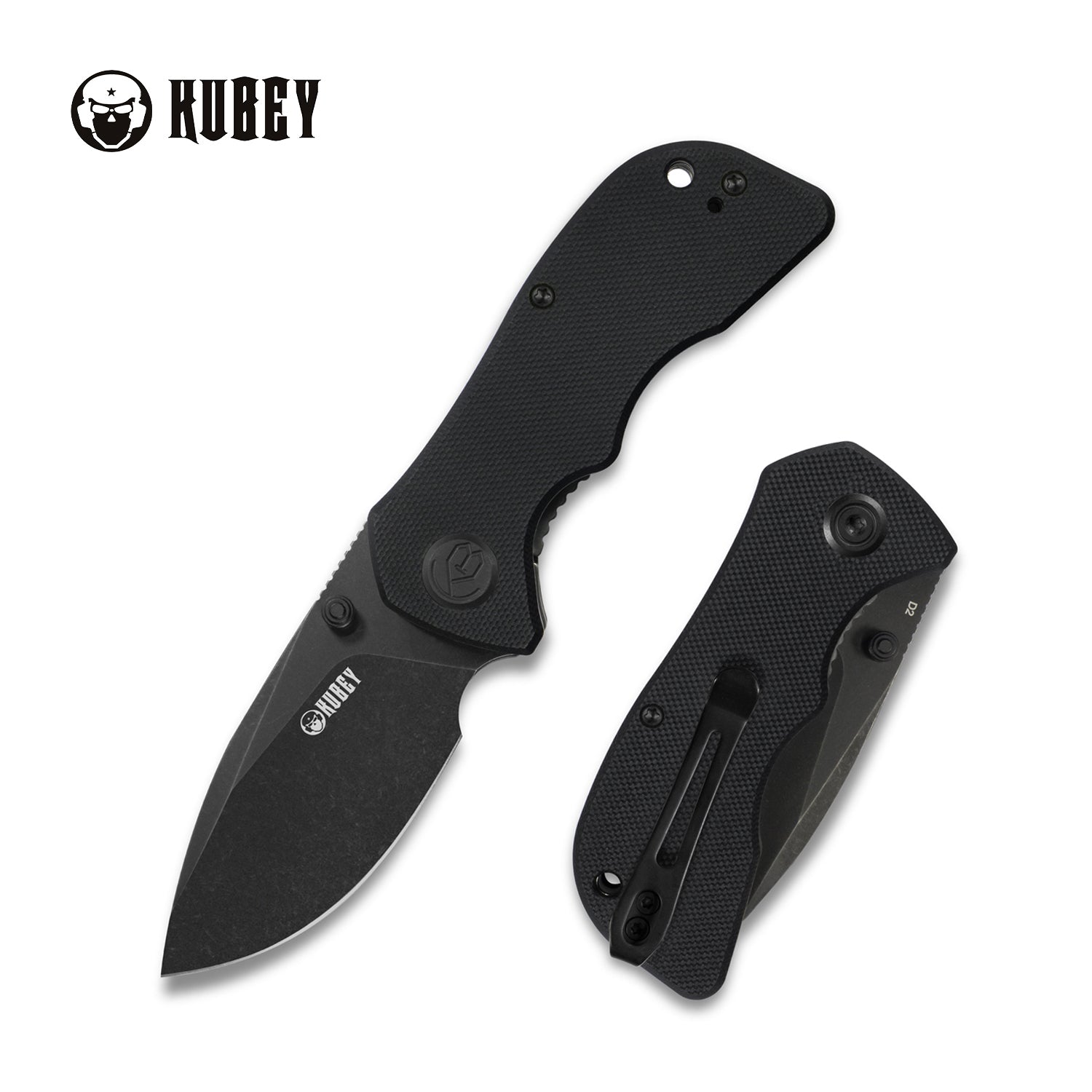 Karaji Liner Lock Folding Pocket Knife - Black G10 Handle, 2.56