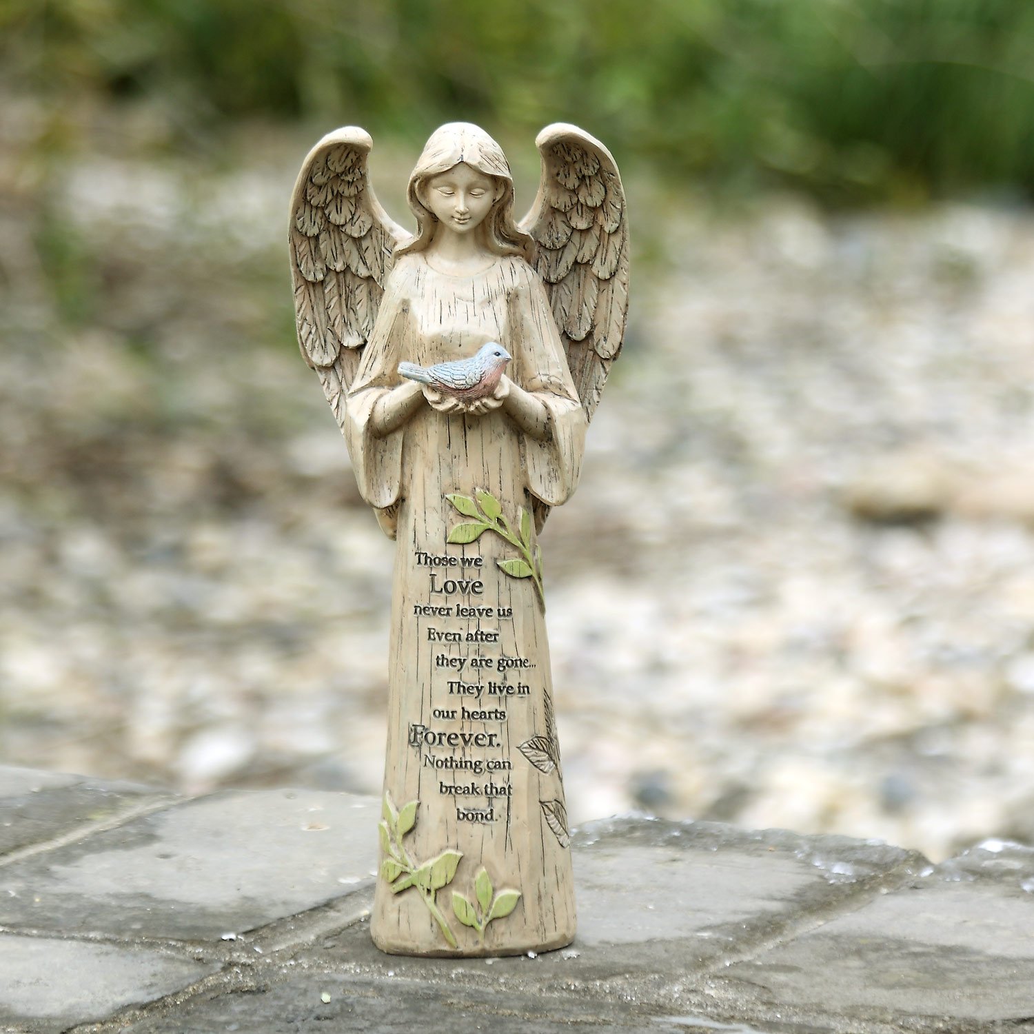 DUSVALLY Garden Angel Statue - Outdoor Decor, Weather-Resistant Garden Sculpture, Yard Ornament, Perfect Gift for Mother - Ideal for Patio, Lawn, Flower Bed Decoration