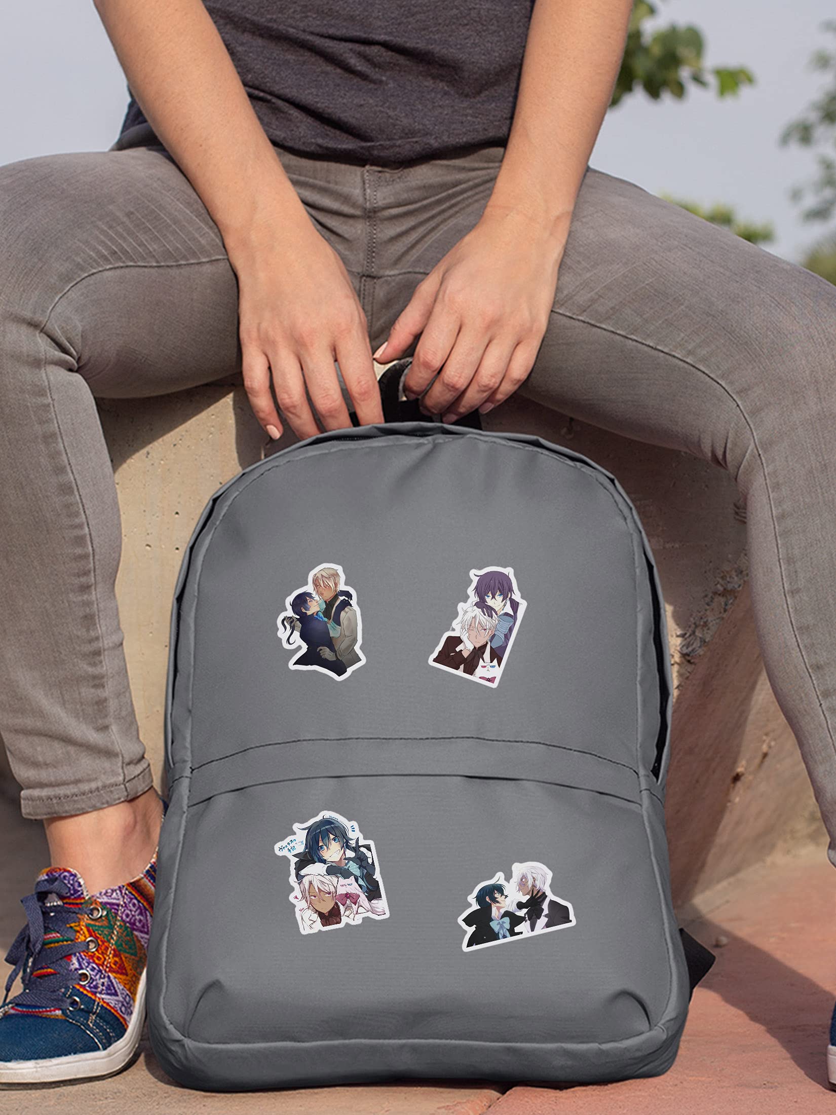 Vanitas Noe Archiviste Stickers - Anime Decals for Phone, Laptop, Skateboard, Car - Perfect for Fans of The Case Study of Vanitas Manga & Anime Collection