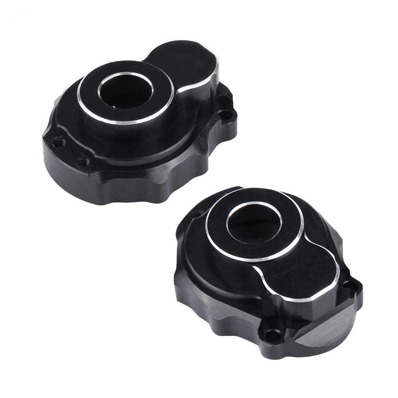 Black Anodized RC Crawler Steering Knuckle Cover for Off-Road Adventures