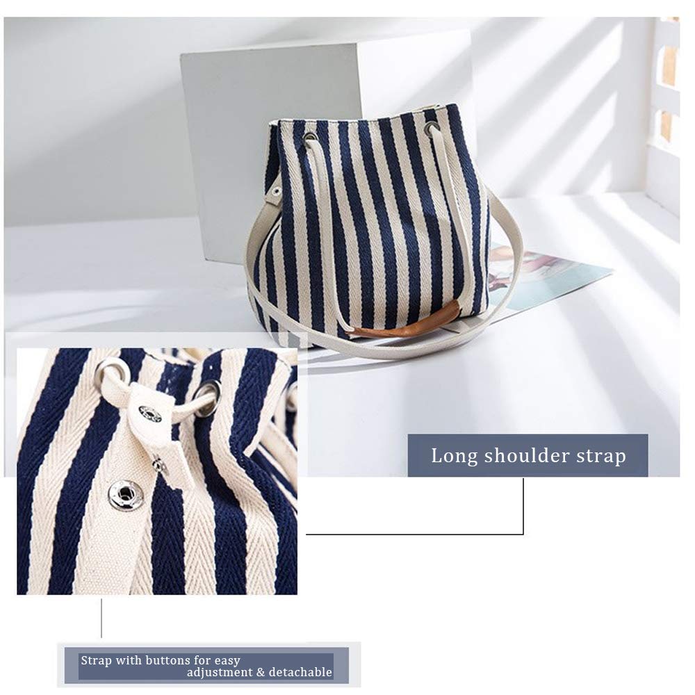 Women's Canvas Hobo Shoulder Bag - Stylish Crossbody Purse for Daily Use