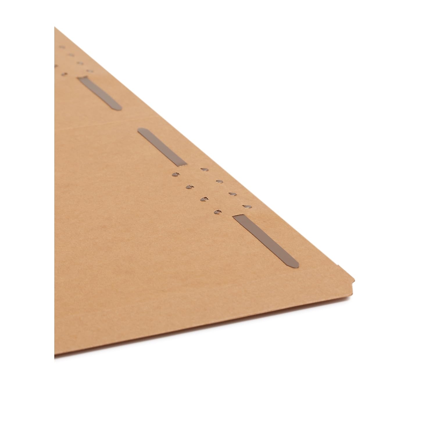 Smead 19813 Kraft K Style Fastener Folders - Legal Size, Straight Cut Top Tab, Brown (50/Box) - Perfect for Office Filing, Document Organization & Legal Paper Storage