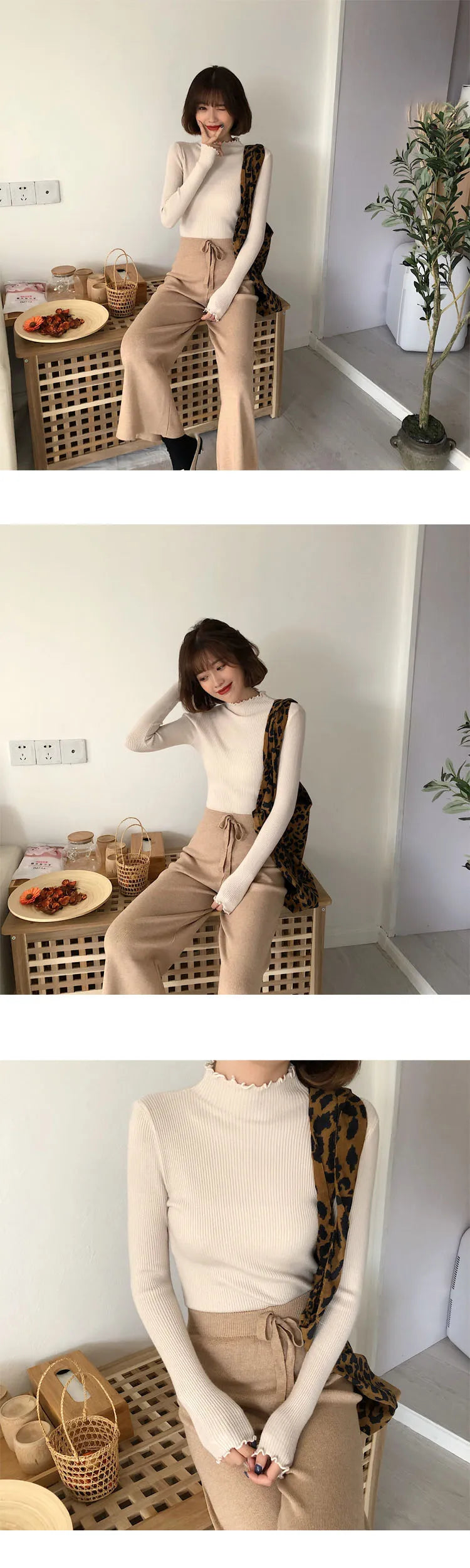 Women's Stretchable Turtleneck Sweater - Soft & Comfortable Winter Pullover for Casual Wear, Office & Date Night