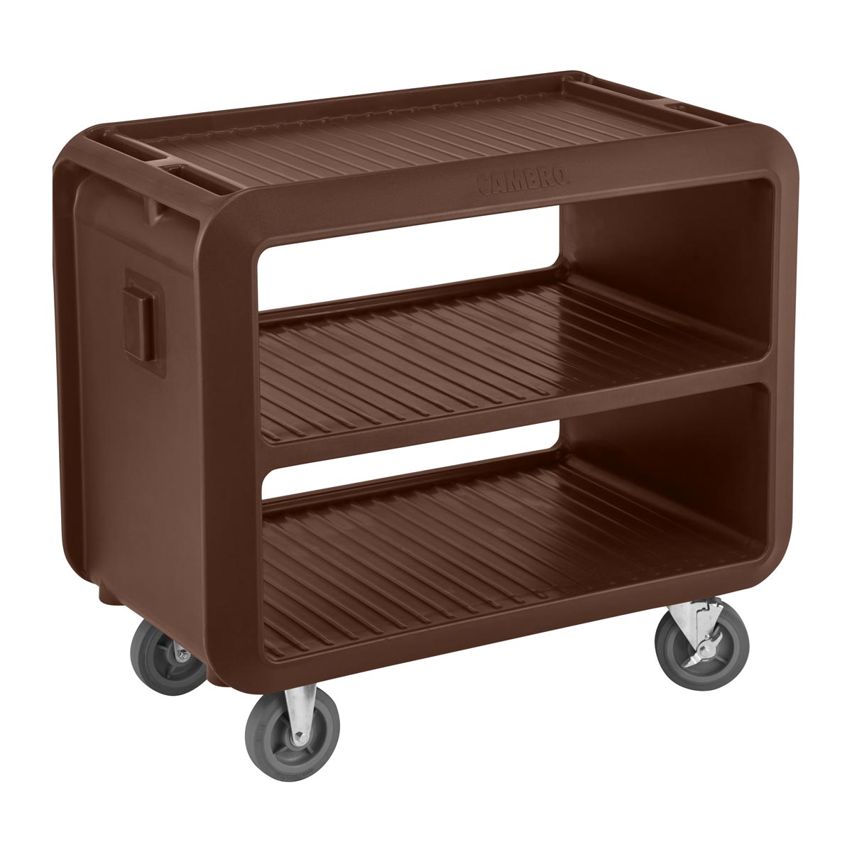 Cambro SC337131 Professional Service Cart - Heavy-Duty Brown Utility Cart for Restaurants, Cafes, and Commercial Kitchens - Perfect for Food Service, Storage, and Mobile Workstations