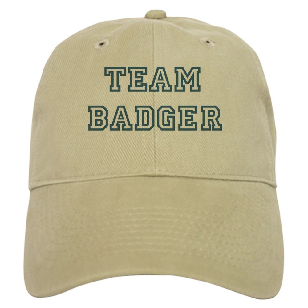 Team Badger Adjustable Baseball Cap for Outdoor & Sports