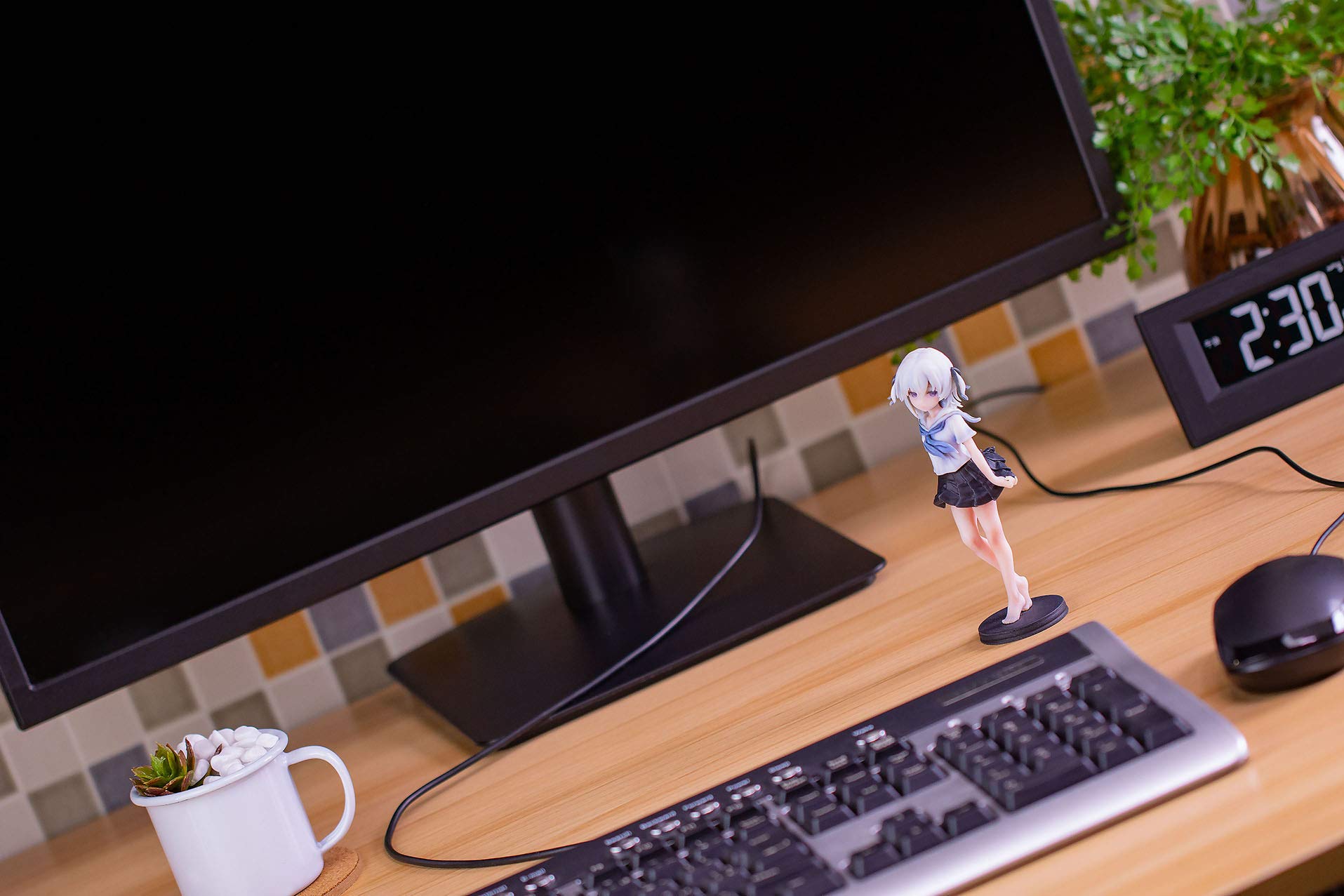 Ikone Mashiro 3D Printed Anime Figure - 1/12 Scale Collectible Model for Display & Decoration | Perfect for Anime Fans, Shelf Displays & Gift Giving