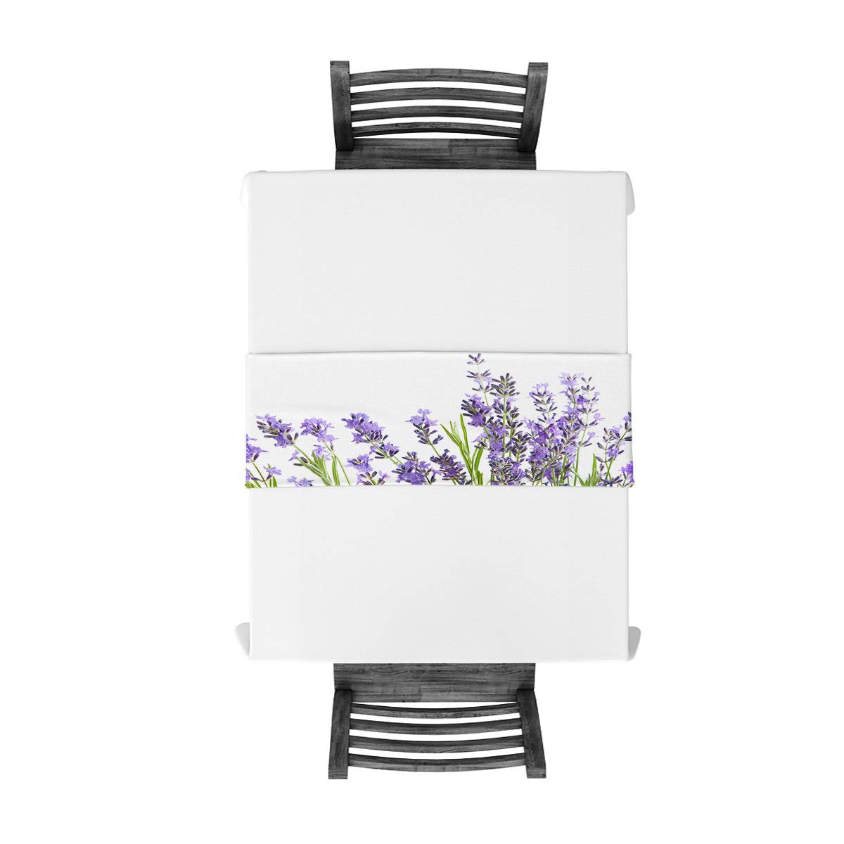 Lavender Table Runner 14x72 Inch - Elegant Purple Kitchen Decor for Weddings & Parties