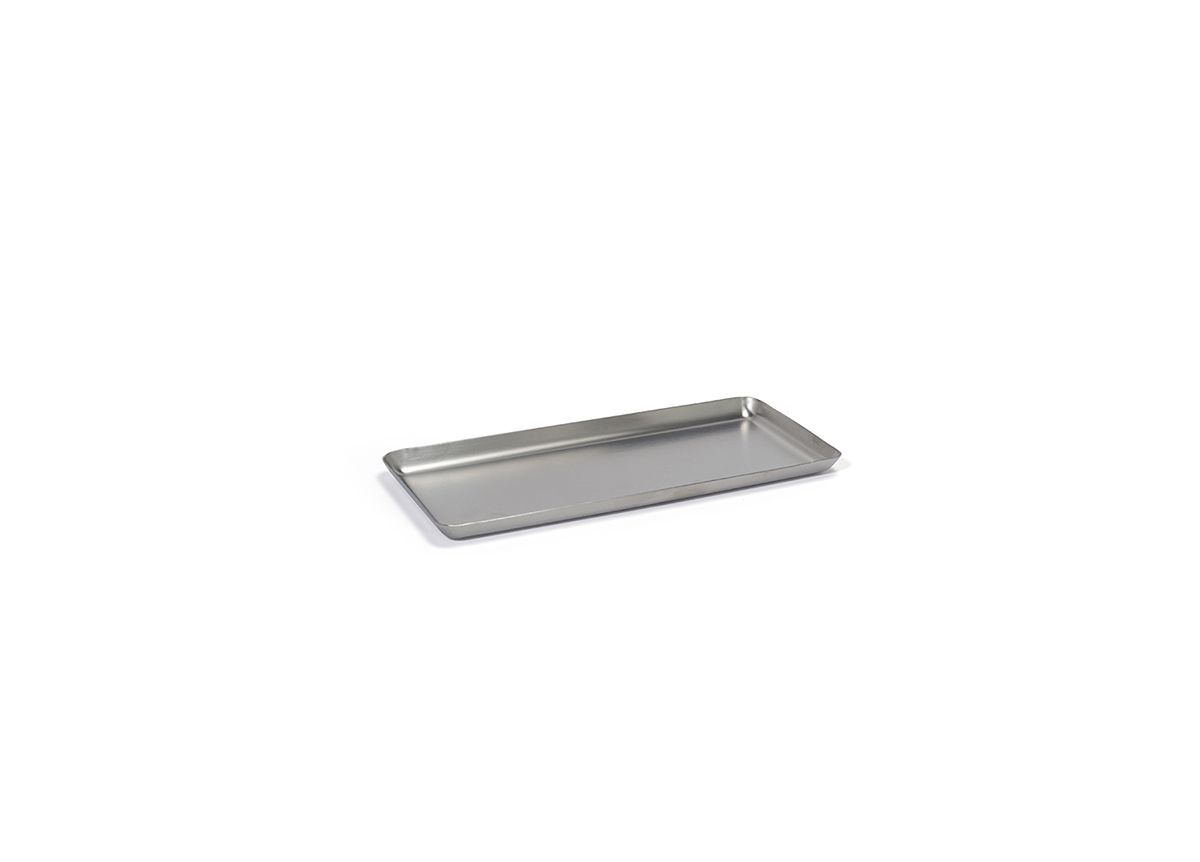 Premium Brushed Stainless Steel Serving Tray Set - 10