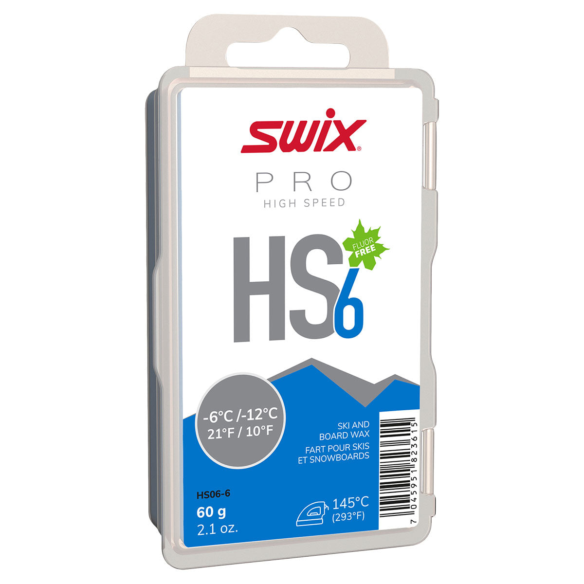 Swix PRO High Speed (HS) Ski Wax for Racing & Performance - Enhance Speed & Glide on Snow for Competitive Skiers