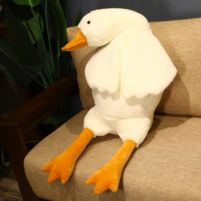 50cm Mini Lying Duck Plush Toy - Kawaii Animal Goose Stuffed Pillow for Kids, Soft Cushion Mat for Girls Bedroom Decor, Birthday Gift for Children (Perfect for Nursery, Playroom & Sleep Comfort)