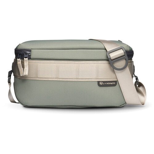 Nomatic LUMA Camera Sling Bag 9L Sage Green - Waterproof & Lightweight DSLR Camera Crossbody Bag for Photographers - Perfect for Travel, Hiking & Outdoor Photography