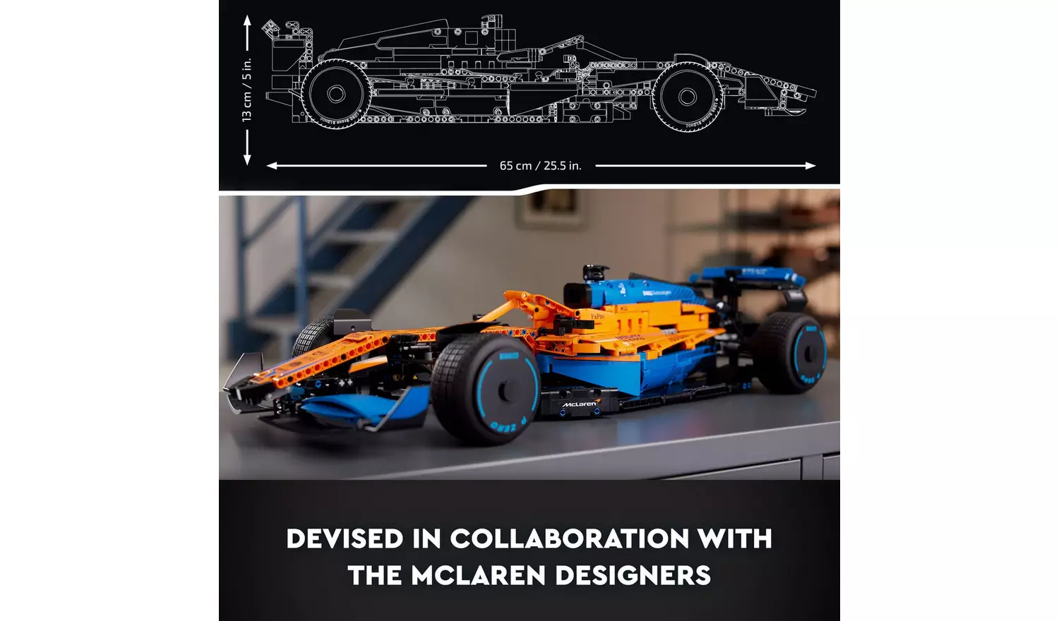 LEGO Technic McLaren Formula 1 Race Car Building Set - 42141 Model Kit for Adults & Teens - Perfect for F1 Fans & Collectors - Great Gift for Birthday & Christmas - Build & Display Your Own McLaren F1 Racing Car