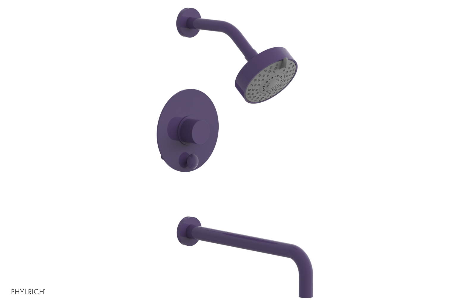 BASIC II 12 Pressure Balance Tub and Shower Faucet Set - 230 27 12 - Perfect for Bathroom Renovation & Modern Home Upgrade