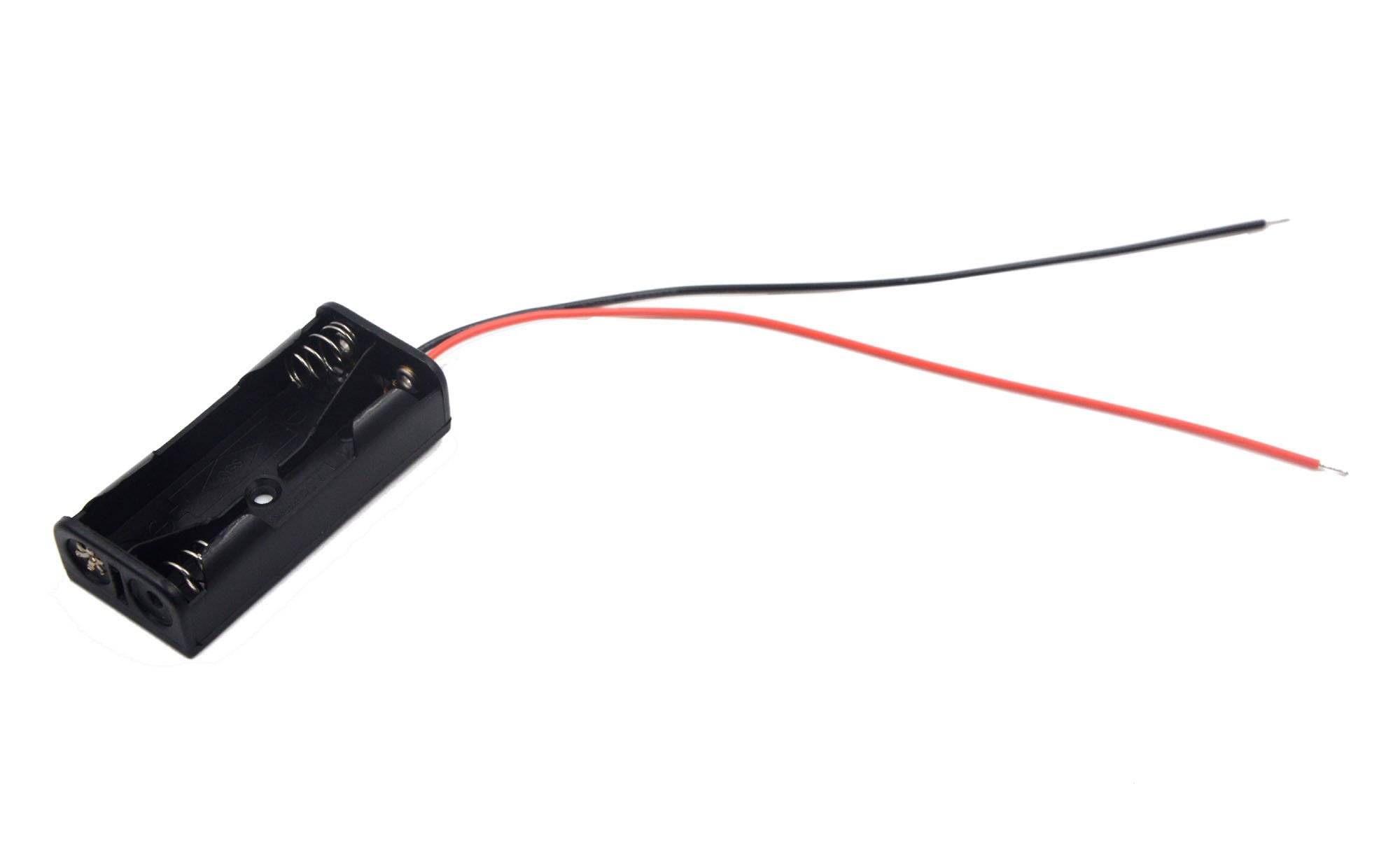 12 Pack AAA Battery Holder with Wires & Leads - 2 x 1.5V Battery Case for DIY Electronics, Science Projects, and Power Supply Applications