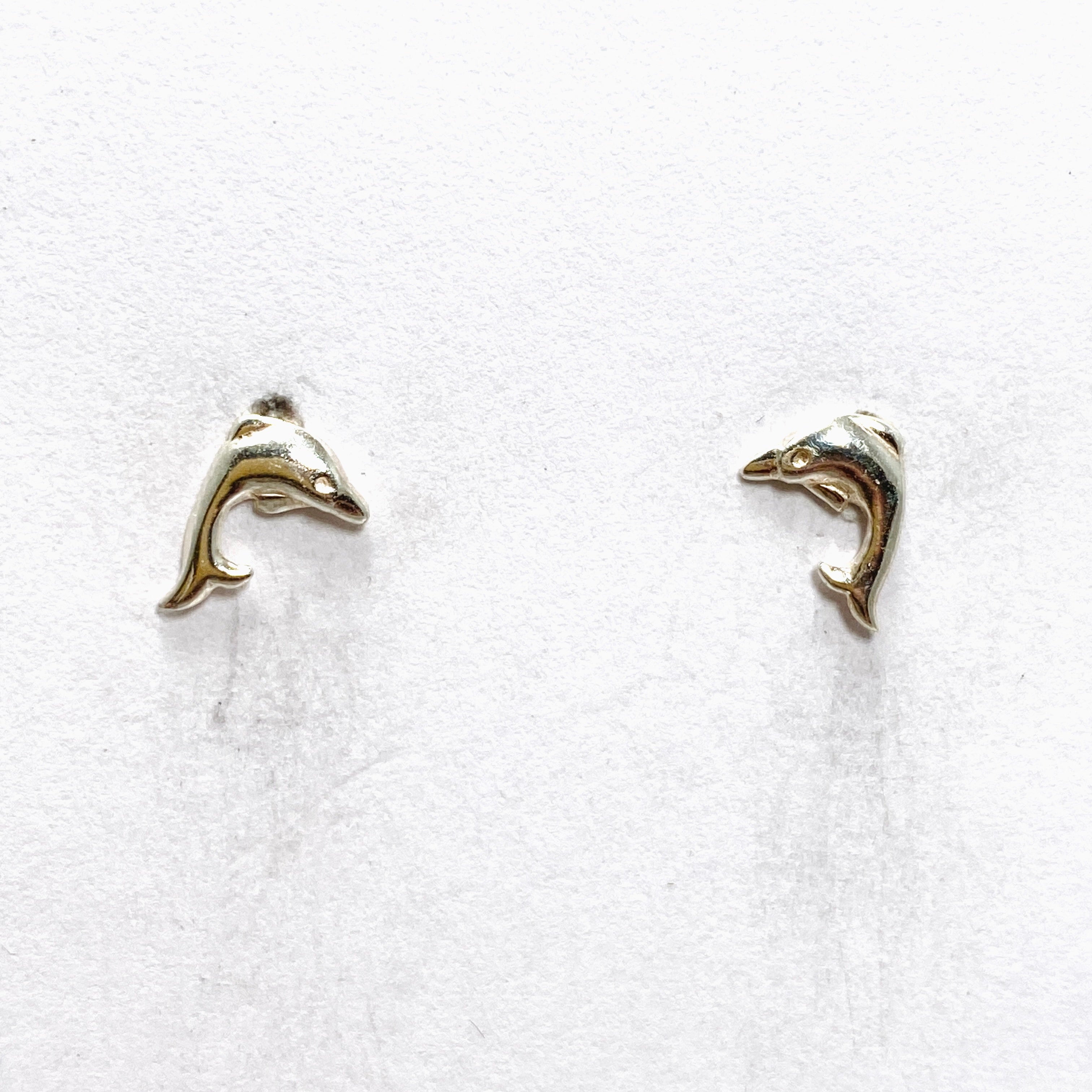 925 Sterling Silver Dolphin Stud Earrings SE006 - Perfect for Beach Parties, Gifts & Everyday Wear