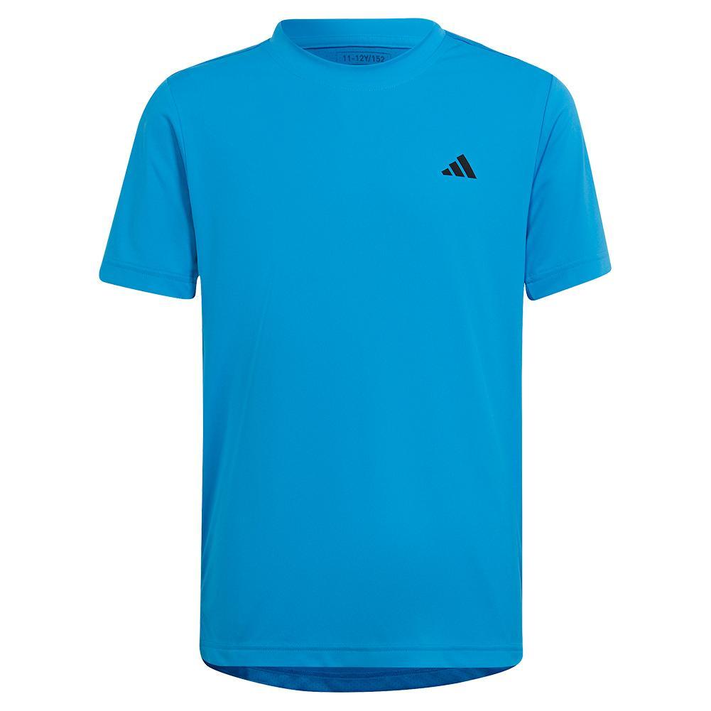 Boys Club Tennis T-Shirt | Pulse Blue Color | Comfortable & Breathable for Junior Tennis Players | Perfect for Practice, Matches & Casual Wear