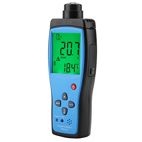 High Accuracy Oxygen Detector & Gas Tester with LCD Display - Fast Response for Home, Office, Industrial Use - Air Quality Monitoring & Safety Protection