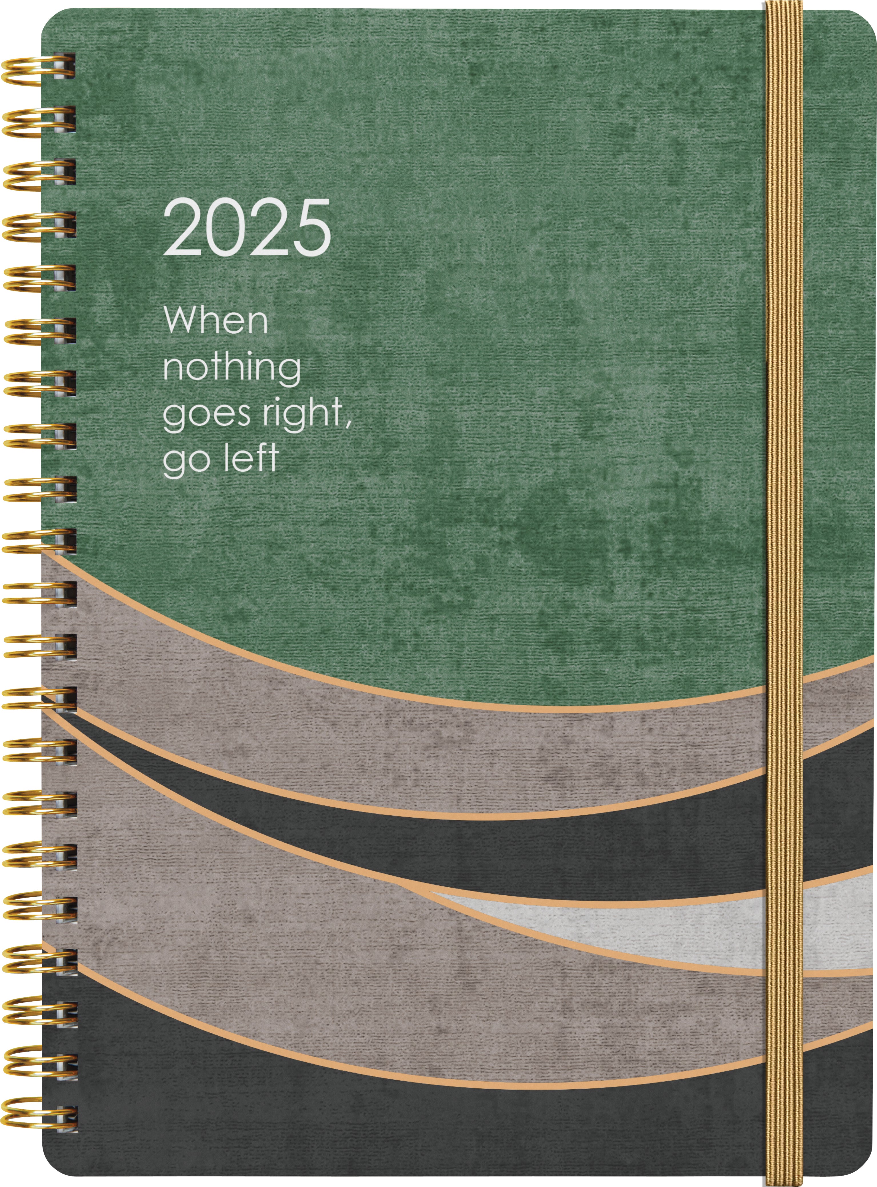 2025 Collins Diary A51 - Day Per Page Planner with Contemporary Art Cover, 148mm x 210mm (5.8