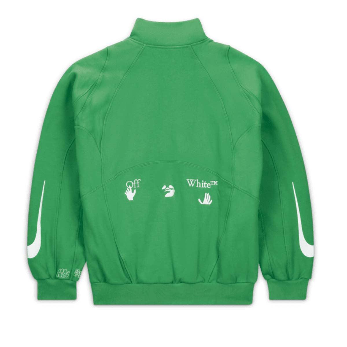 Off White™ Track Jacket - Kelly Green Athletic Jacket for Men & Women | Lightweight Running Windbreaker for Jogging, Gym & Streetwear Fashion
