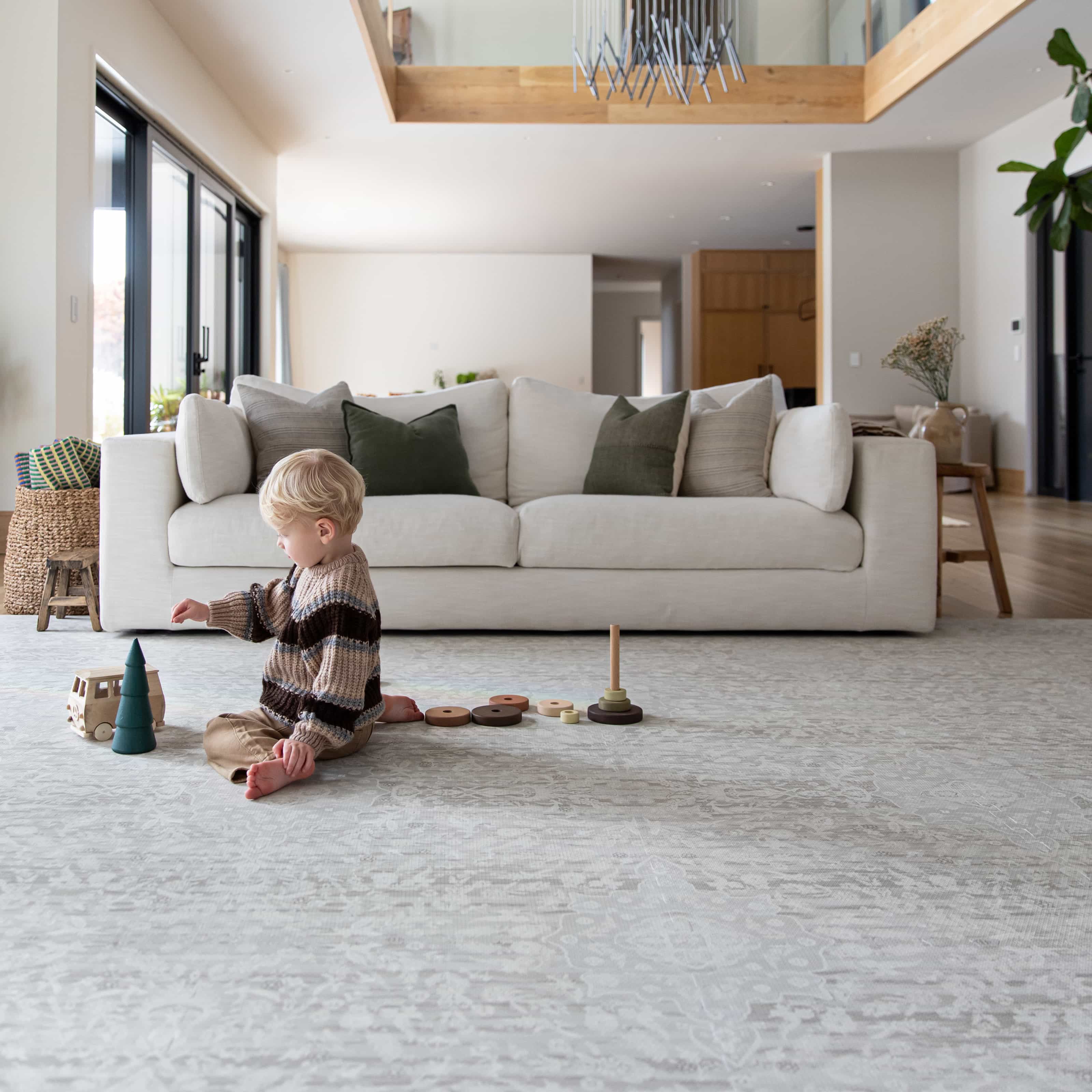 Little Nomad Play Mat | Emile - Non-Toxic, Eco-Friendly Baby Play Mat for Crawling & Tummy Time - Perfect for Nursery, Daycare & Home Play Areas