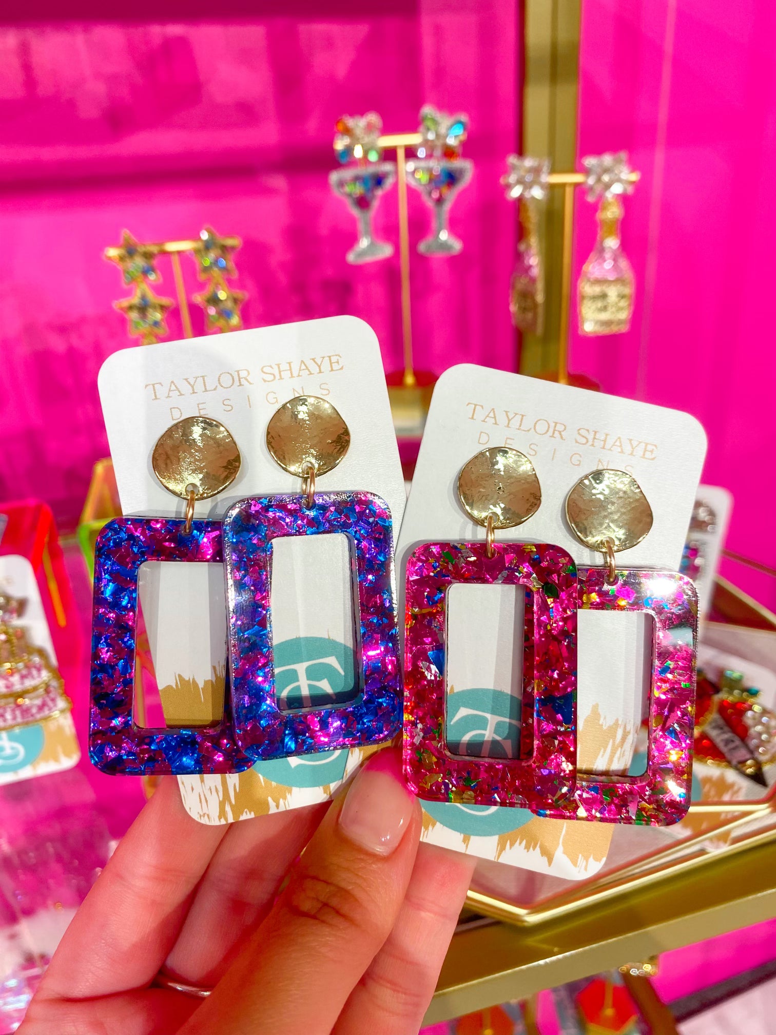 Unicorn Acrylic Rectangle Drops - Cute Decorative Resin Charms for DIY Crafts, Jewelry Making, Scrapbooking & Home Decor