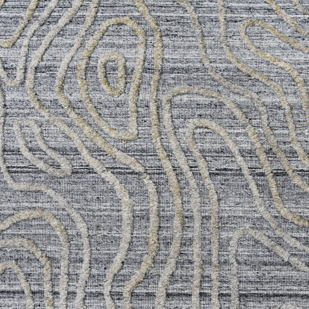 Handwoven Aria Area Rug - Soft Boho Chic Design for Living Room, Bedroom, or Nursery Decor | Eco-Friendly Natural Fiber Floor Mat
