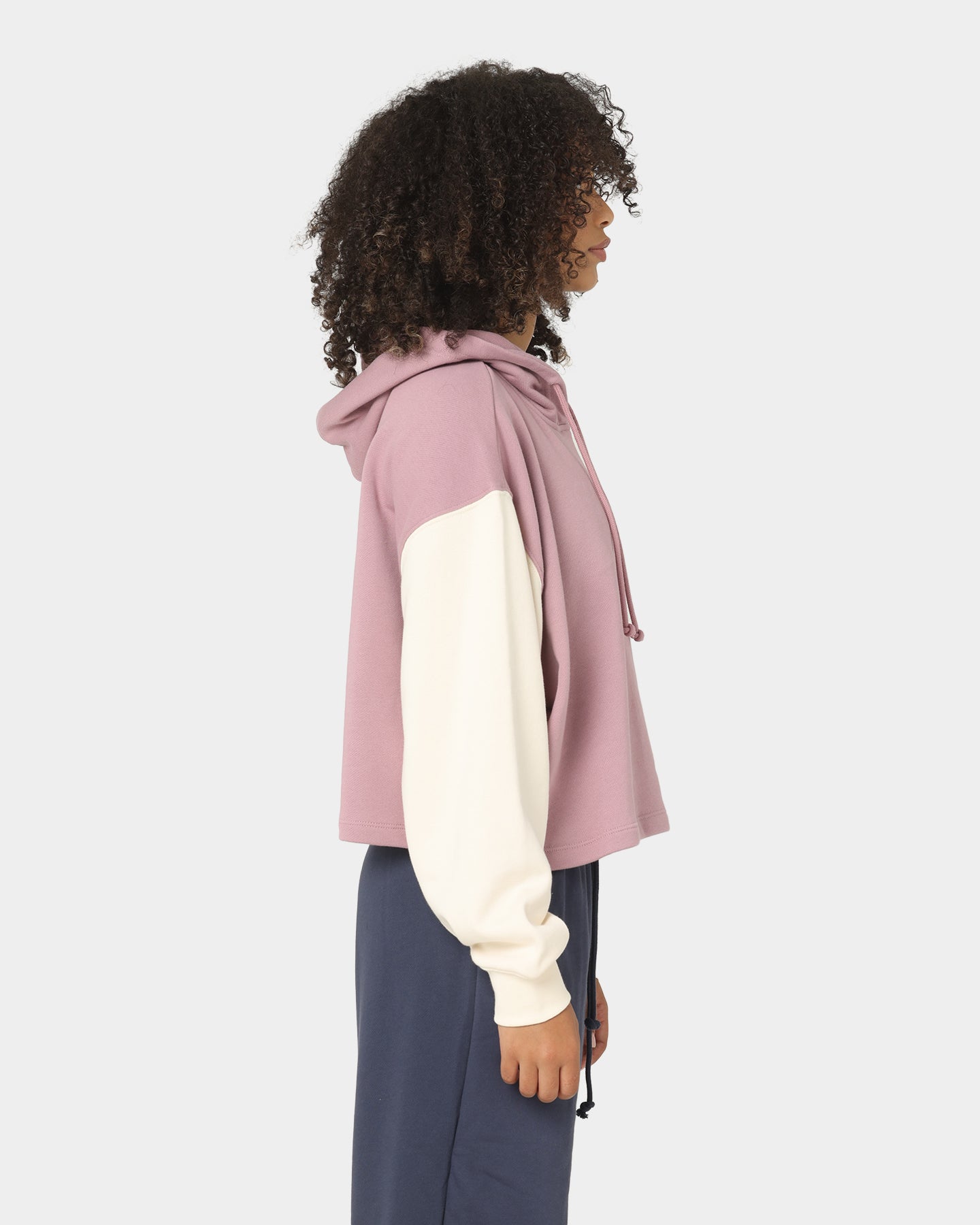Adidas Women's Modern Basketball Hoodie - Magic Mauve/Wonder White - Stylish & Comfortable for Casual Wear, Gym & Outdoor Activities