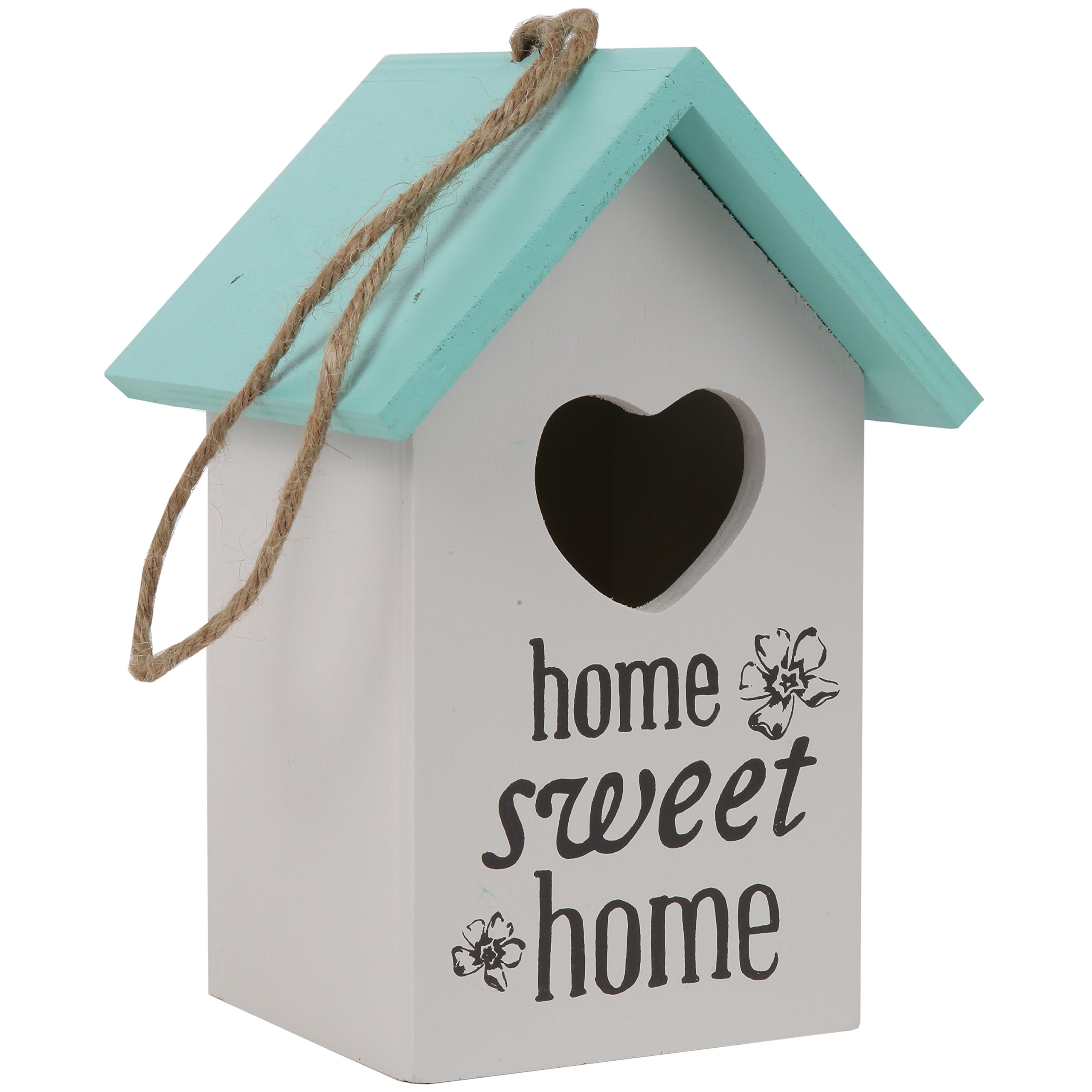 Hand Painted Bird House Key Holder - Rustic Outdoor Key Hider with Unique Design - Perfect for Garden, Porch, and Home Decor - Hide Spare Keys Safely in Style