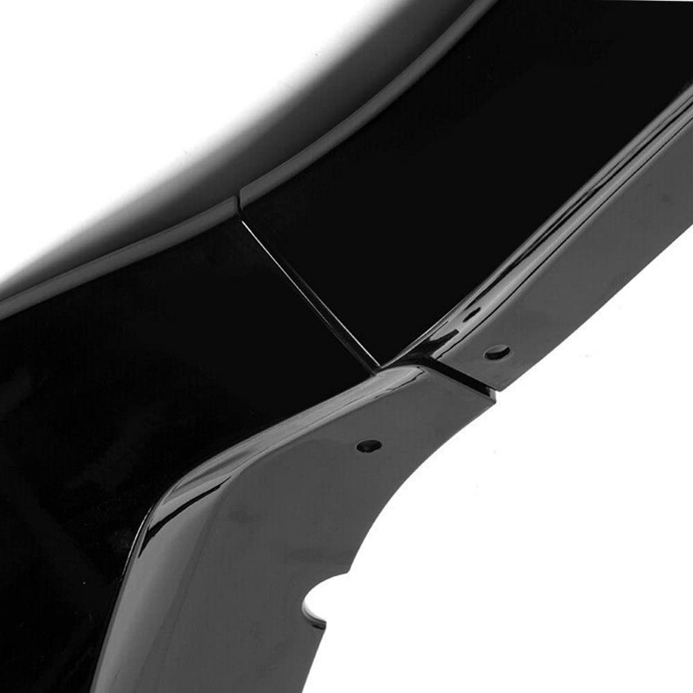 4PCS Front Bumper Lip Splitter Spoiler Kit for Dodge Charger 2020-2022 SRT Hellcat Widebody - Glossy Black - Enhances Aerodynamics & Aggressive Styling for Street Racing & Car Shows