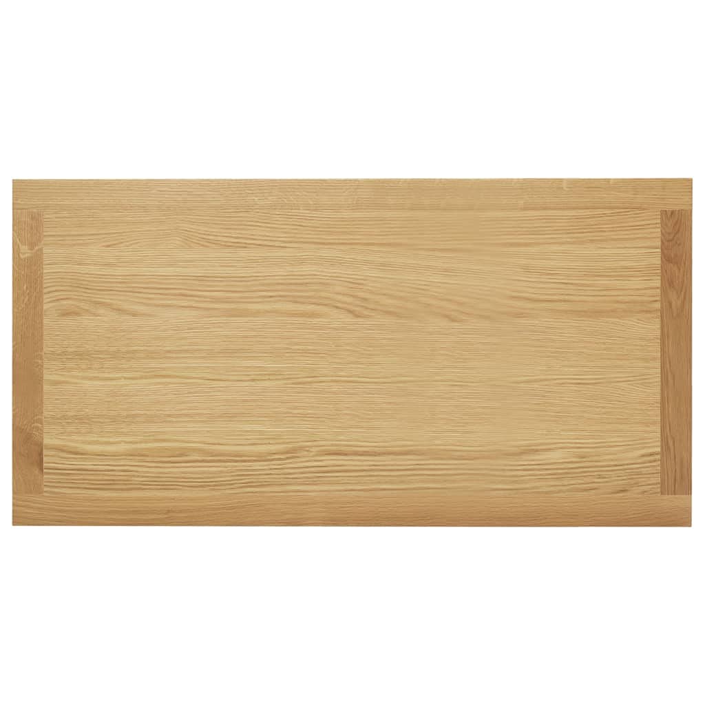Modern Solid Oak Wood Coffee Table 43.3