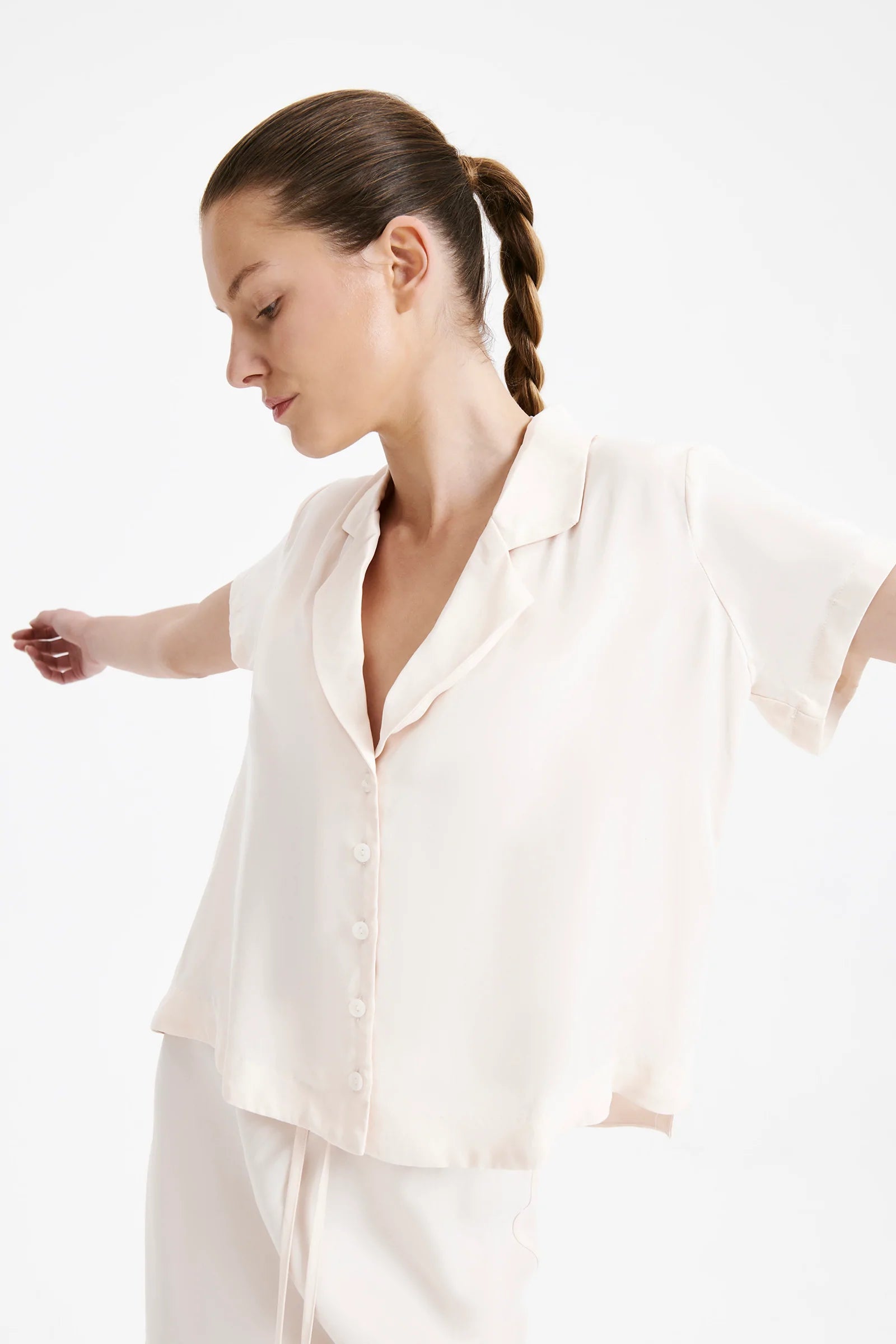 Premium Ari Cupro Shirt - Soft Cloud Fabric for Women & Men | Breathable & Comfortable for Work, Travel & Casual Wear