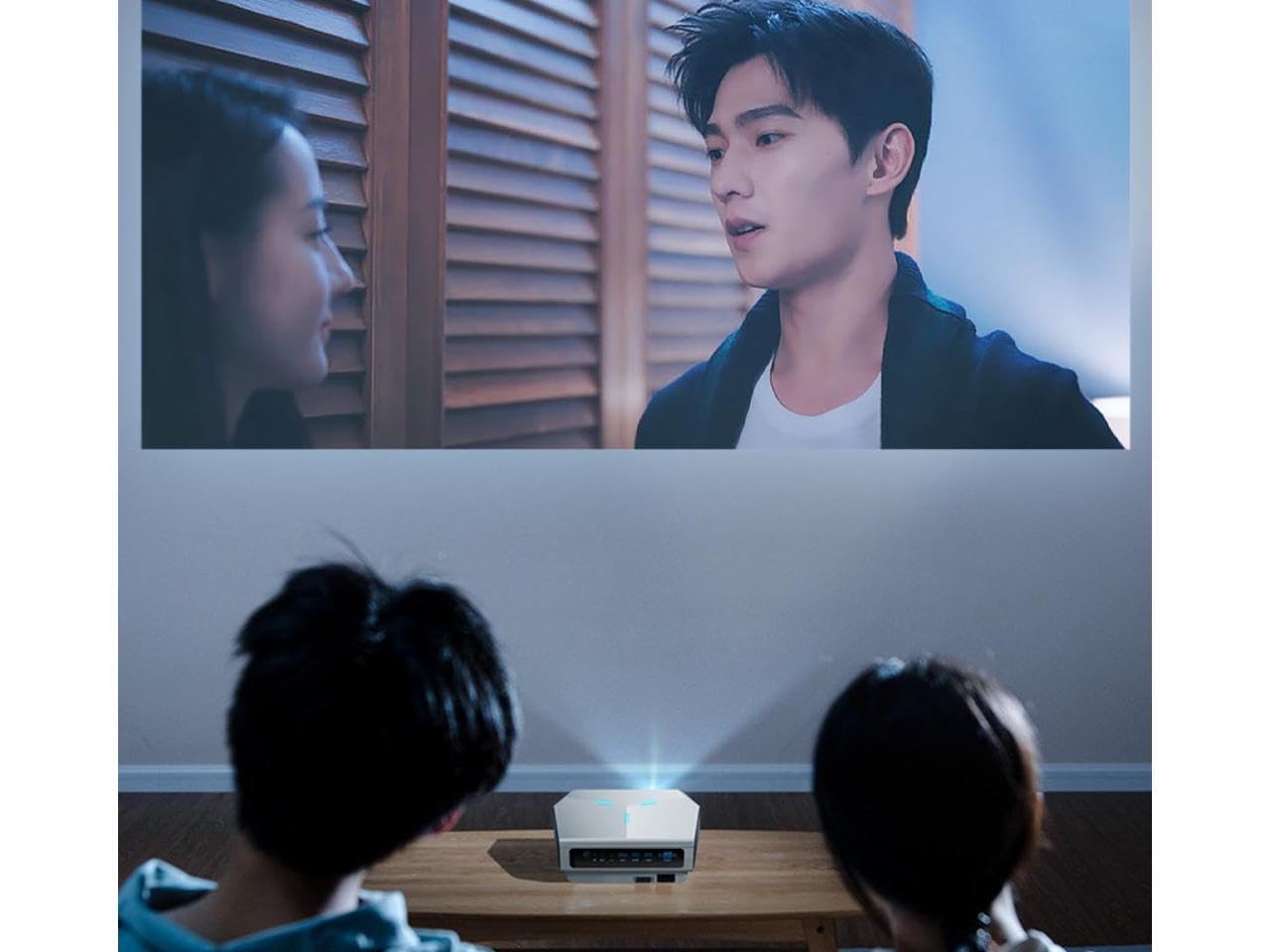 WiFi Bluetooth Projector 1080P Full HD | 4K Support 4600 Lumens Home Theater Projector | 300