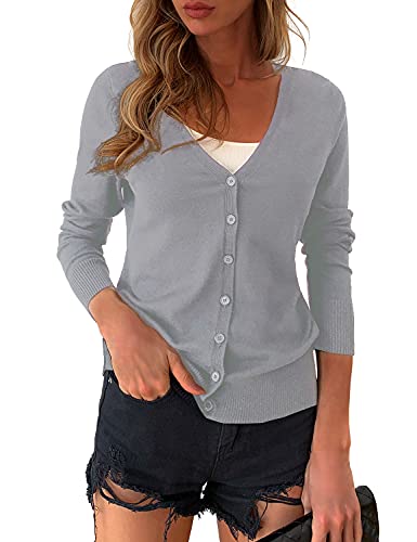 01-p-v Neck-light Gray