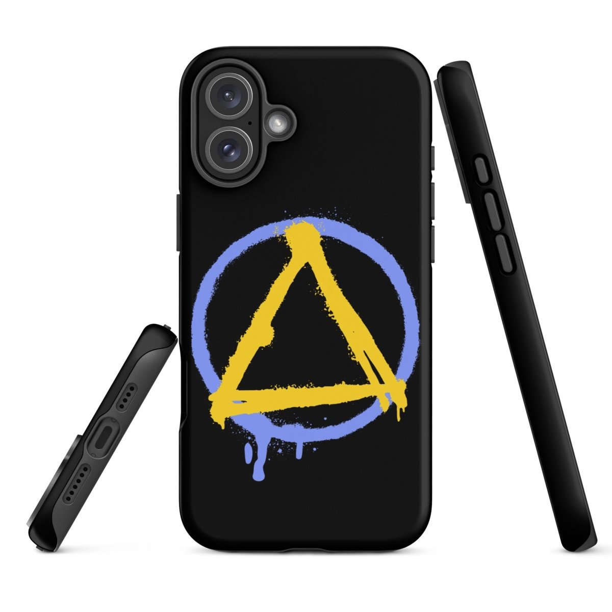 Sober Symbol Durable Shockproof iPhone Case - Protective Cover for iPhone 14/13/12/11 Pro Max XR XS - Slim Fit Anti-Scratch Phone Case for Everyday Use & Outdoor Activities
