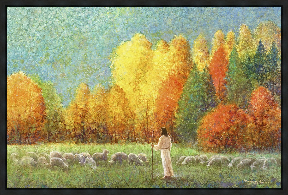 Changing Seasons Gallery Wrap Canvas Art - Stunning Seasonal Landscape Wall Decor for Living Room, Bedroom & Office