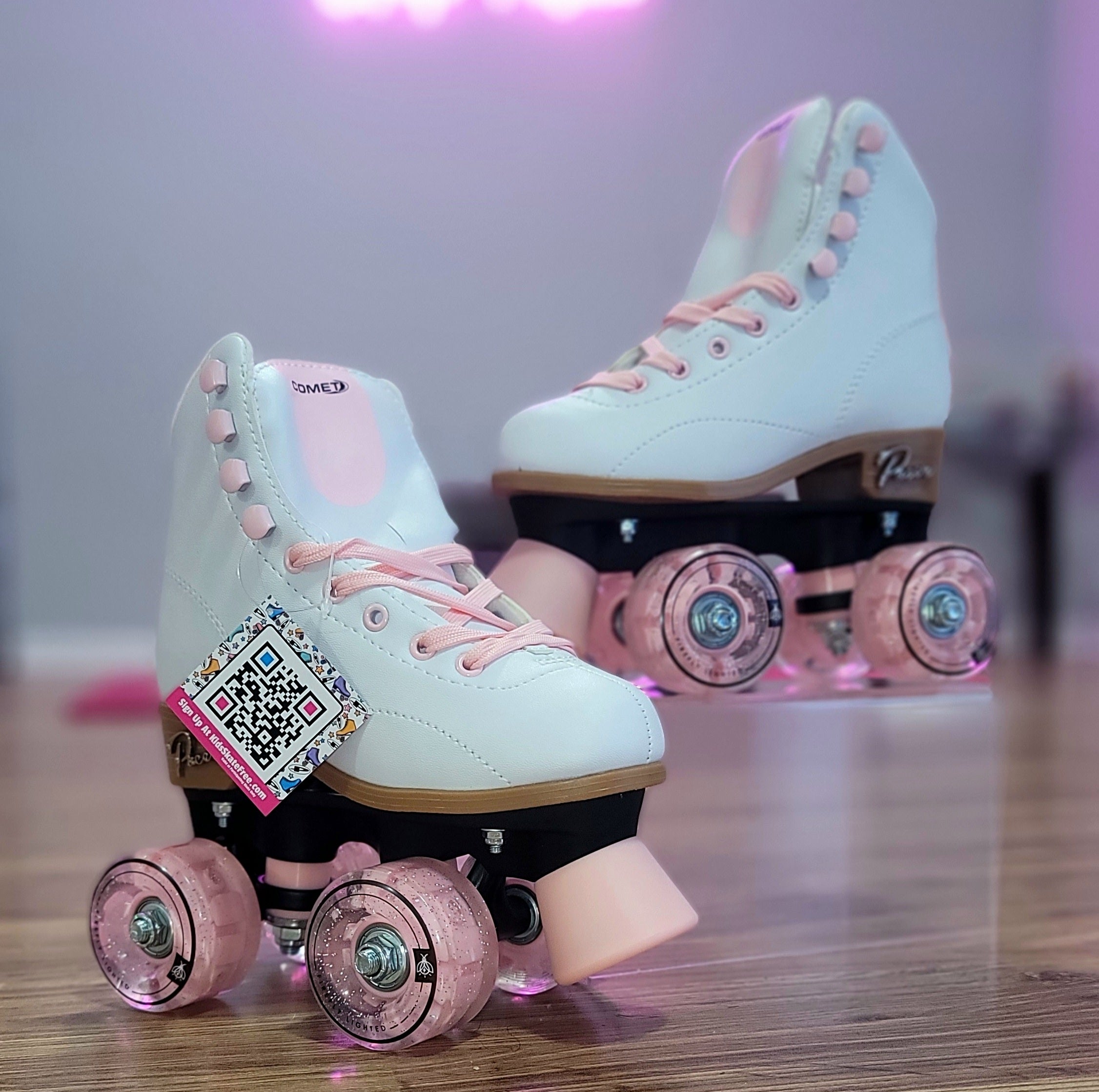 Pacer Comet Youth Roller Skates for Kids - Adjustable & Comfortable Inline Skates for Boys & Girls - Perfect for Outdoor Fun, Roller Rinks & Birthday Gifts