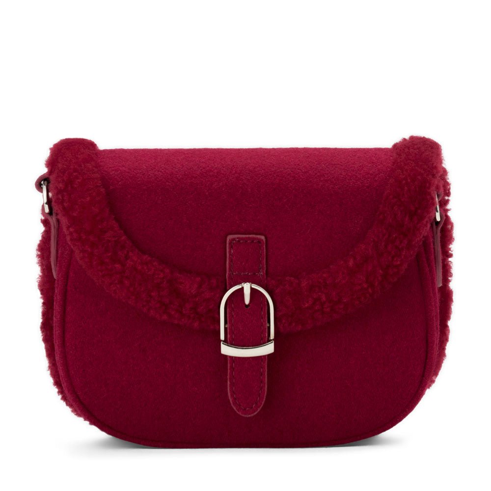 Premium Burgundy Shea Wool Scarf - Soft & Warm Winter Accessory for Women - Perfect for Cold Weather, Outdoor Activities & Fashion Layering