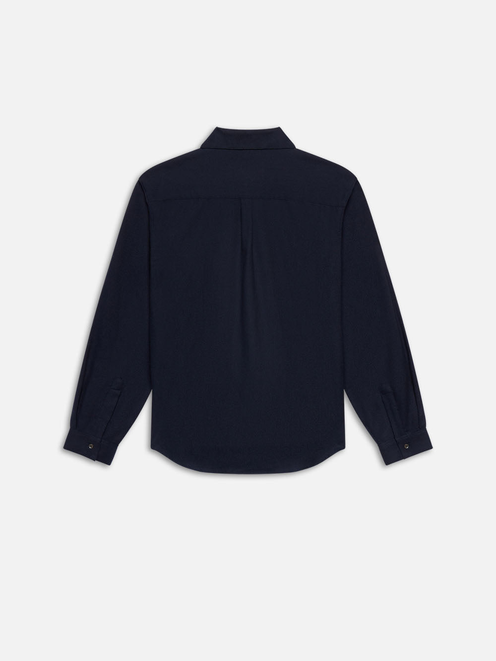 Premium Double Pocket Wool Blend Shirt for Men - Dark Navy | Comfortable & Stylish Casual Wear for Office, Travel & Outdoor Activities