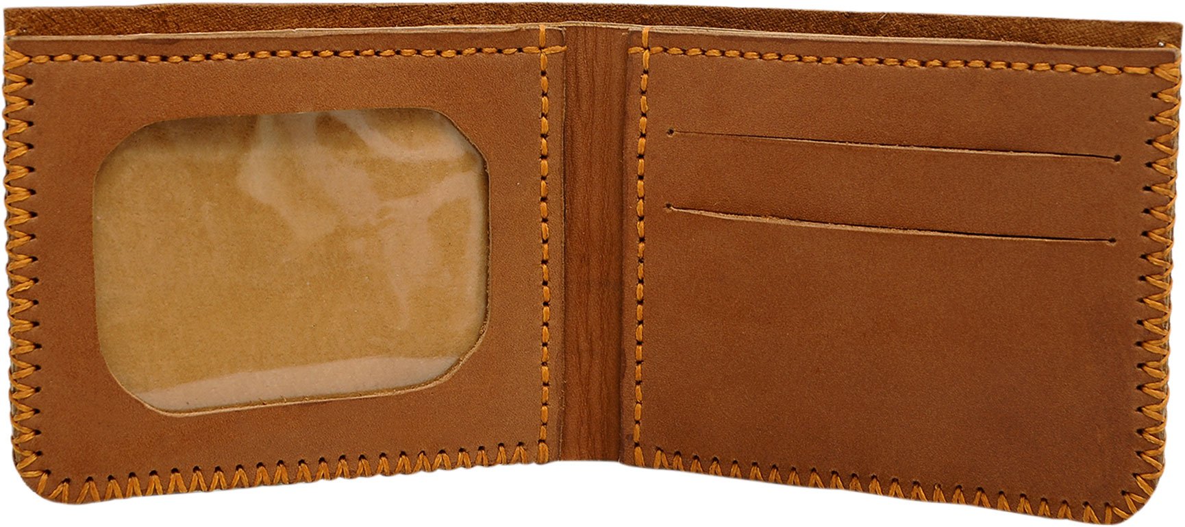 Genuine Leather Wallet for Men - Travel & City Stamps Design - Perfect for Daily Use & Gifts