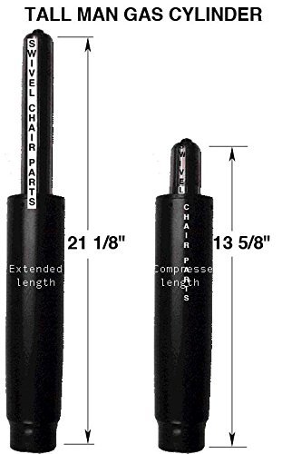 1011TM Heavy Duty Tall Man Chair Gas Lift Cylinder - Office Chair Replacement Part for Big & Tall Users - Ideal for Home & Office Ergonomic Seating