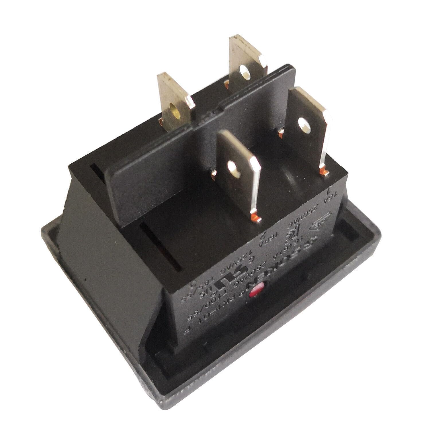 2Pcs RK1-01 Waterproof Rocker Switch DPST 125/250V - Perfect for Coffee Makers, Appliances & Marine Use