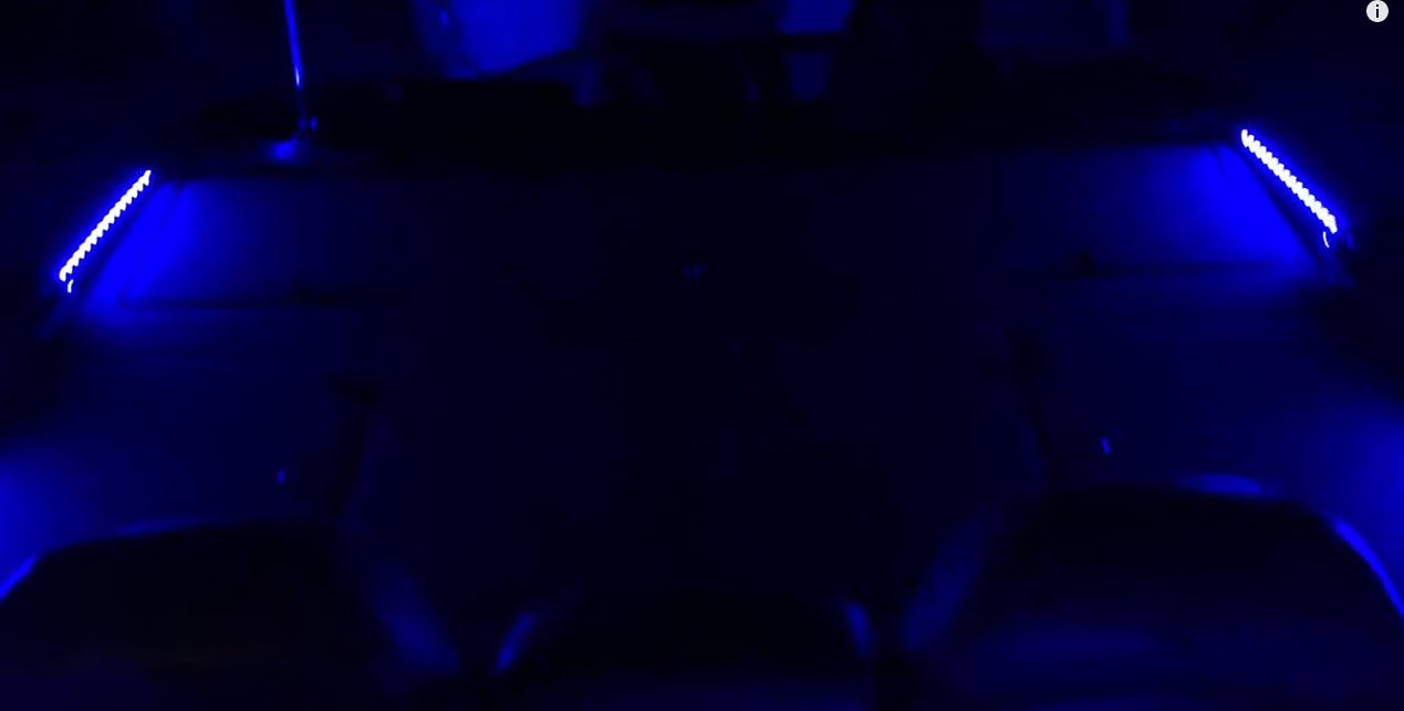 BLAST LED NOX Series - Bass Boat LED Light Kit for Triton Skeeter Stratos Lowe Nitro (Front/Rear Deck & Interior) - Blue - Perfect for Night Fishing & Boat Parties