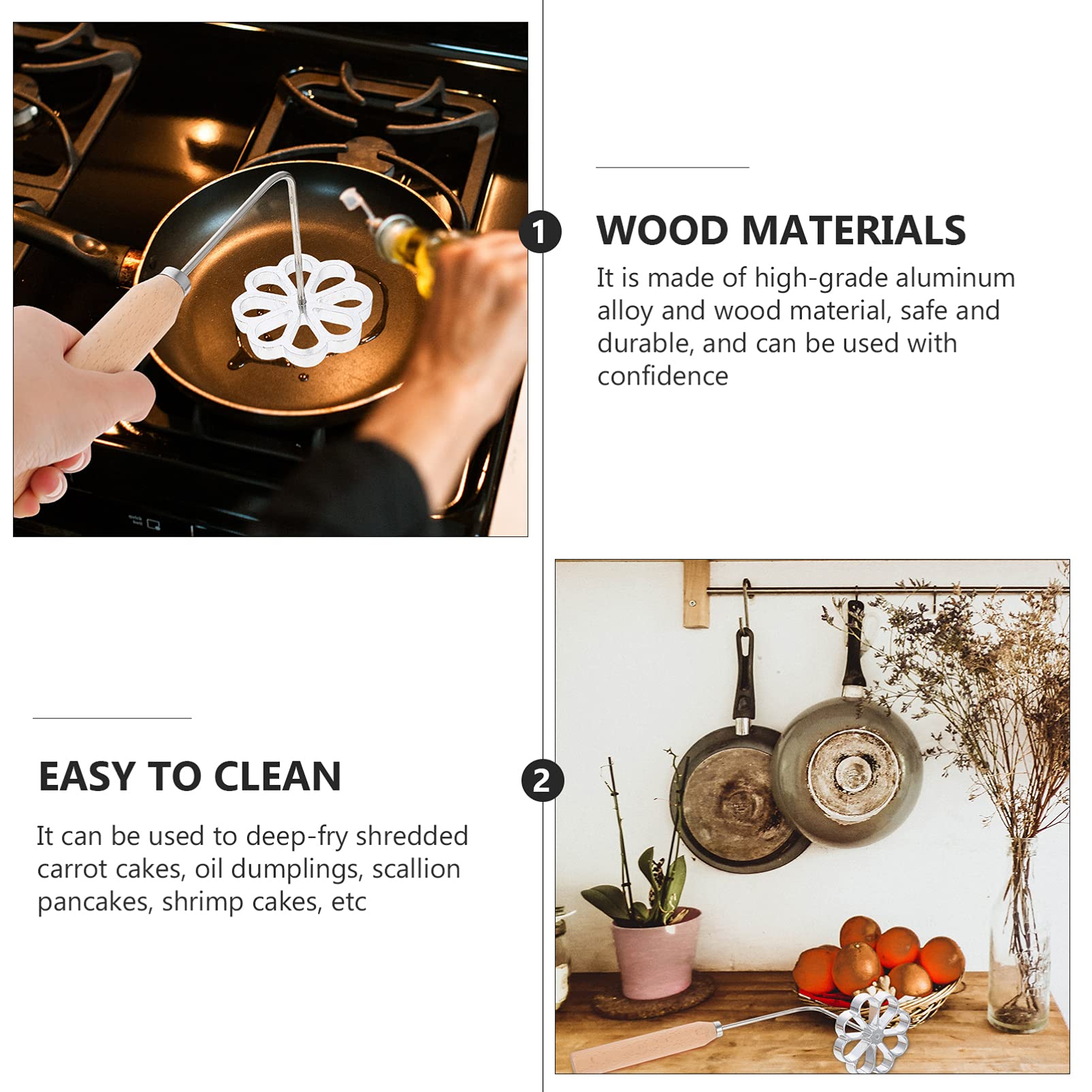 Premium Rosette Iron Set - Aluminum Alloy Swedish Waffle Maker with Lifting Tool for Homemade Pastries, Cookies & Snacks | Perfect for Holiday Baking, Party Treats & Family Desserts