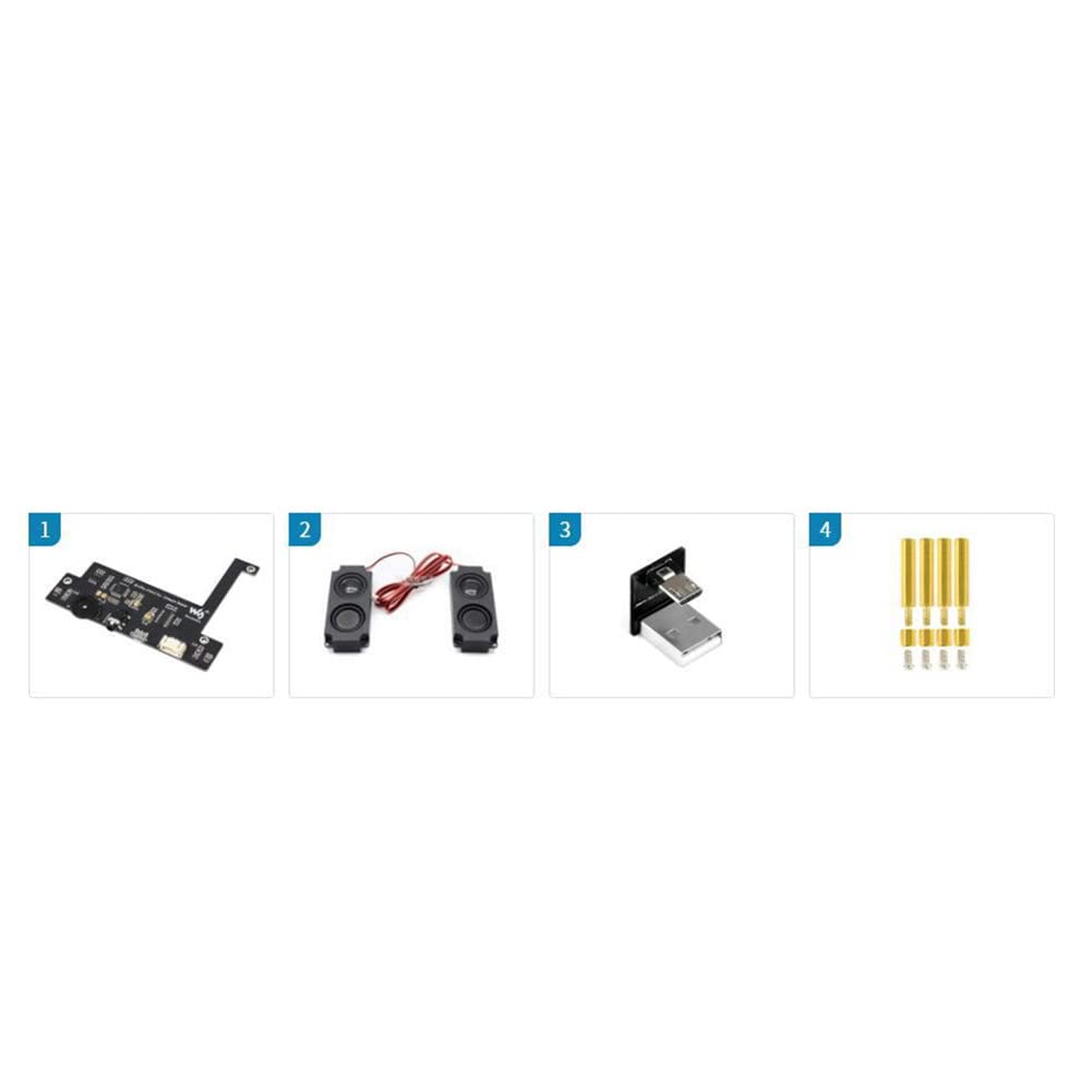 NATEFEMIN P&P 3.5mm Audio Sound Card HAT Speaker Kit for NVIDIA Jetson Nano Developer Kit - High-Quality Audio Expansion Board for DIY Projects, Robotics, and AI Development (Perfect for Raspberry Pi Compatible Projects)