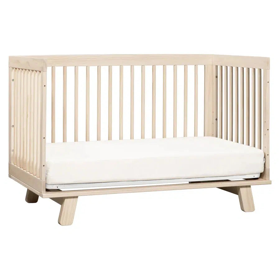 Babyletto Hudson 3-in-1 Convertible Crib in Washed Natural - Modern Nursery Furniture for Newborn to Toddler | Perfect for Small Spaces & Gender-Neutral Nursery Decor