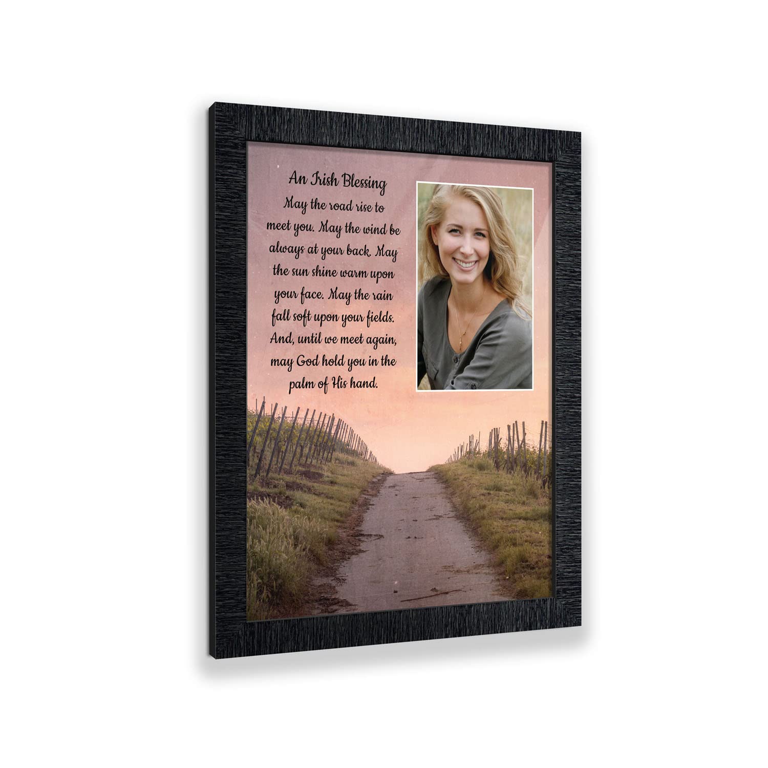 Celtic Irish Blessing Wall Decor - May the Road Rise Up to Meet You Sign - Rustic Home Blessing Art for Housewarming Gifts | Perfect for St. Patrick's Day Decor, Irish-Themed Rooms & New Home Blessings