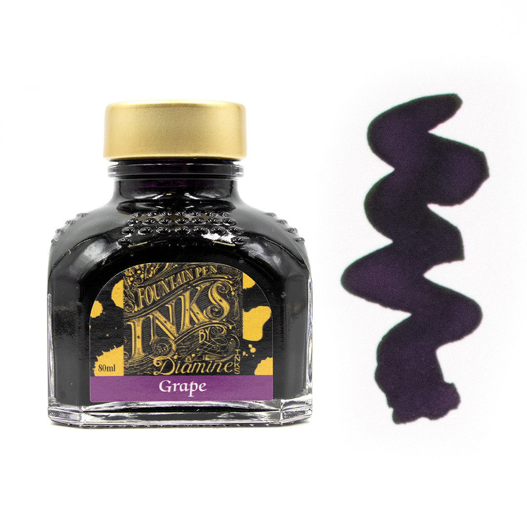 Premium Diamine Ink Bottle 80ml - Vibrant Fountain Pen Ink for Calligraphy, Journaling & Artistic Writing - Smooth Flow & Rich Colors