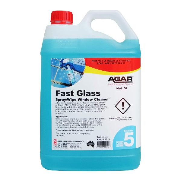 Fast-Acting Agar Glass Cleaner for Windows, Mirrors & Surfaces - Streak-Free Shine for Home & Office Use